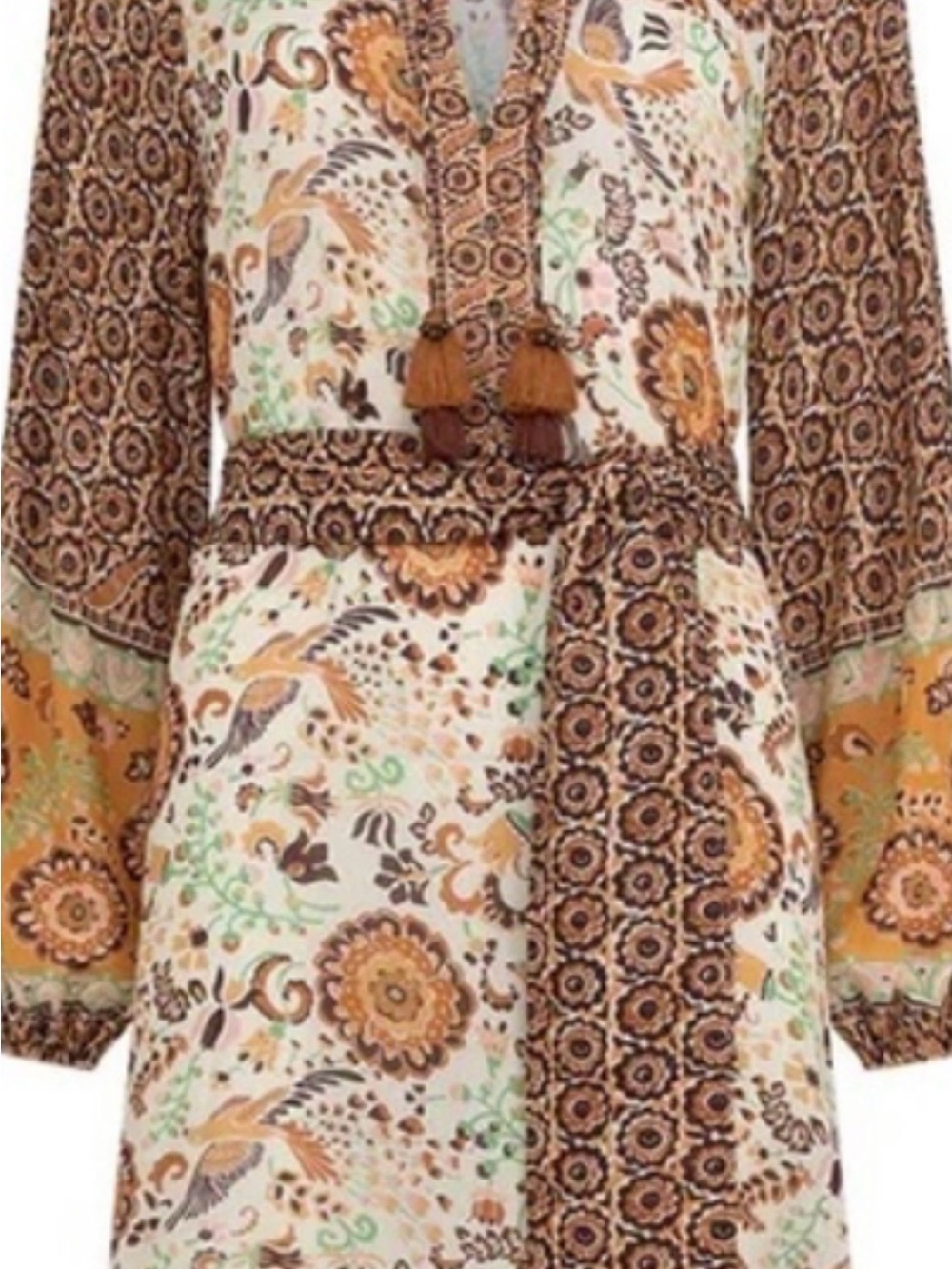 NWOT Spell- Sannah Boho Floral Maxi Dress M - Picture 5 of 5